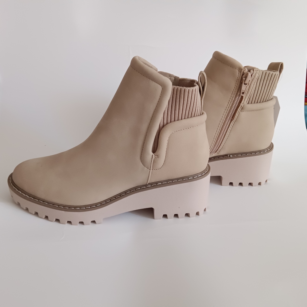 Beige Ankle Boots Time And Tru